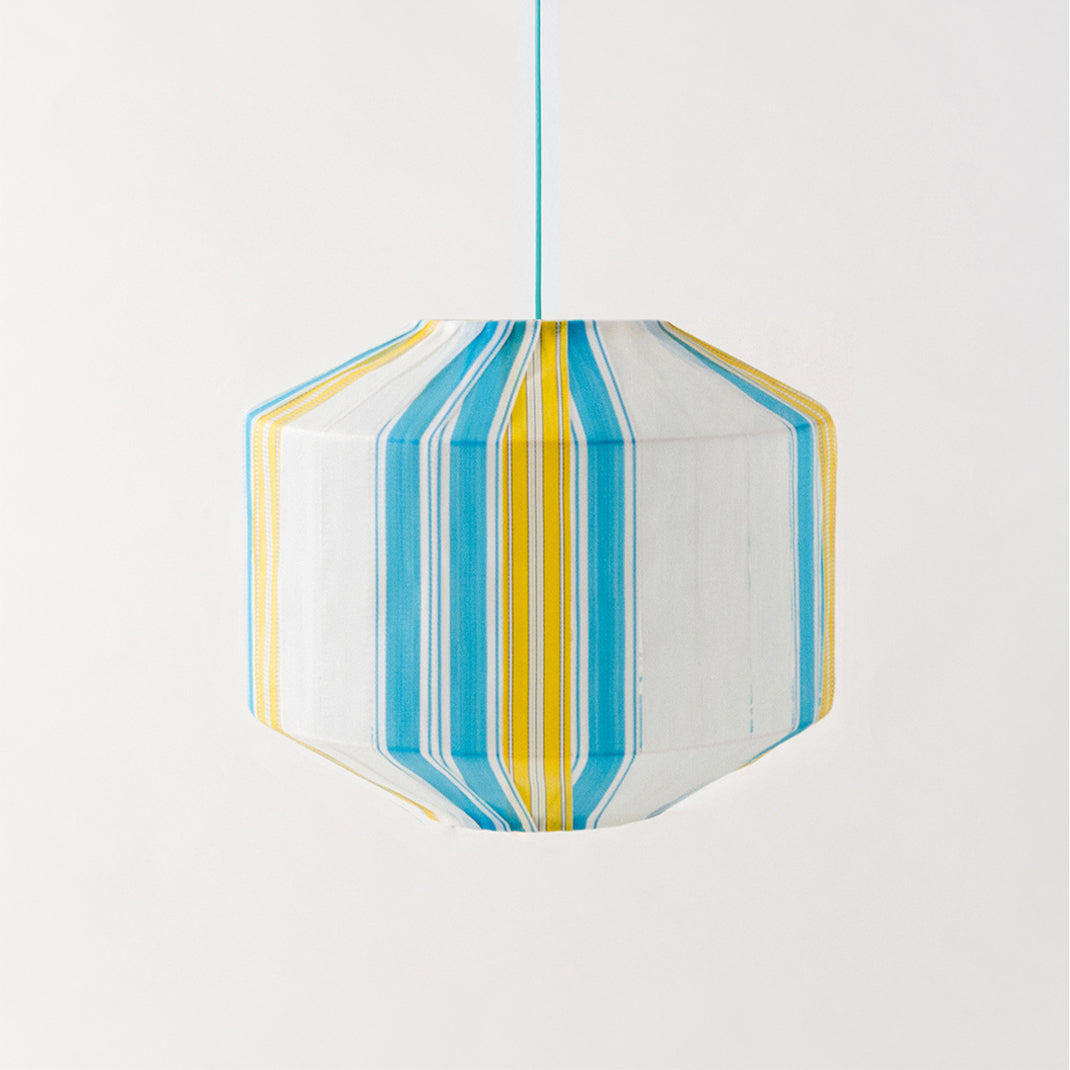 Lampe SUZIE jaune et bleue - suspension
