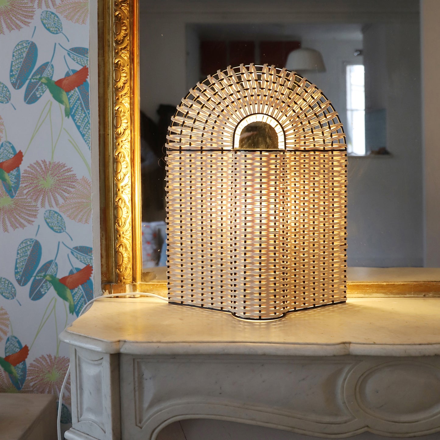 Lampe Paon - naturel