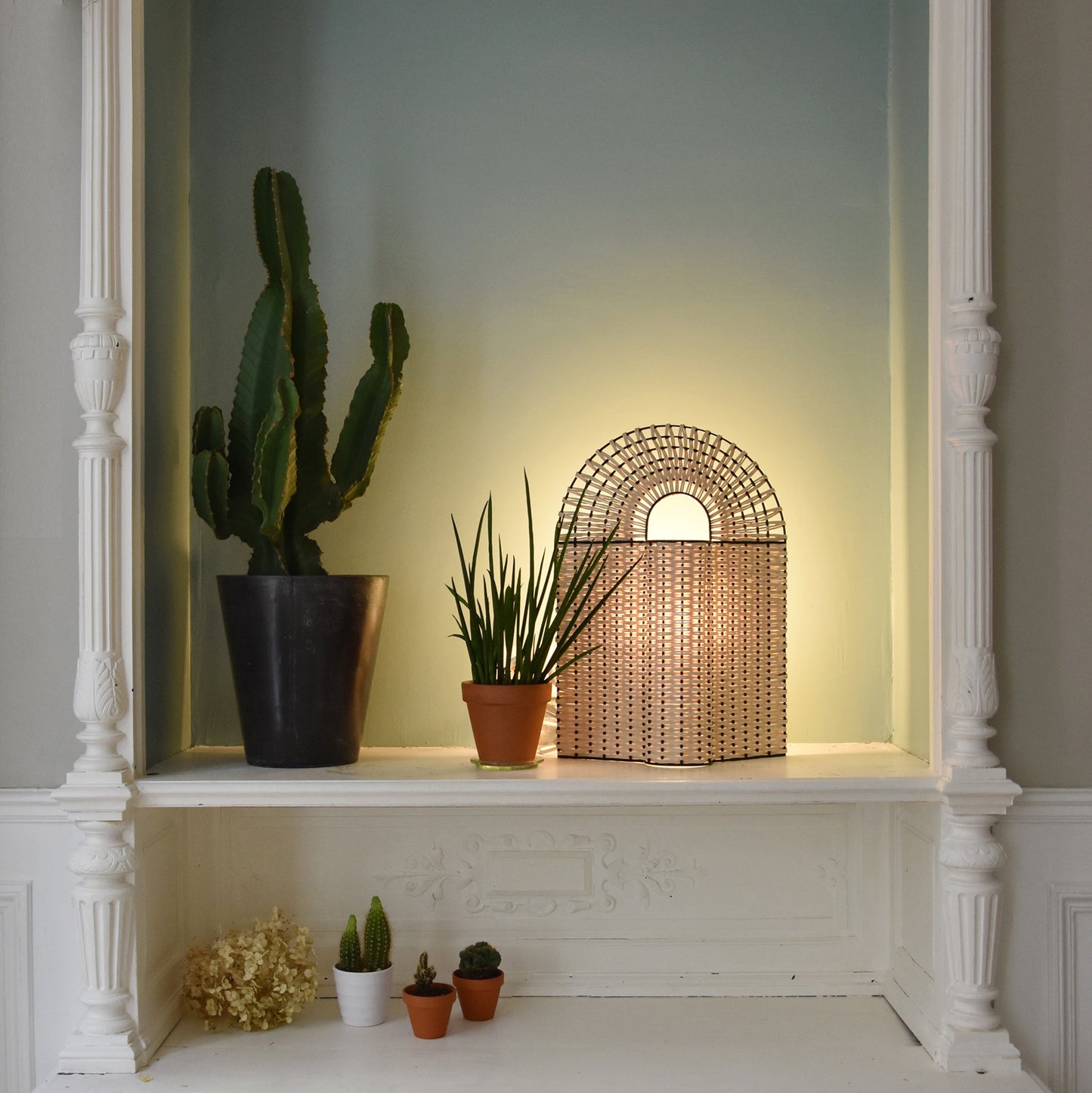 Lampe Paon - naturel