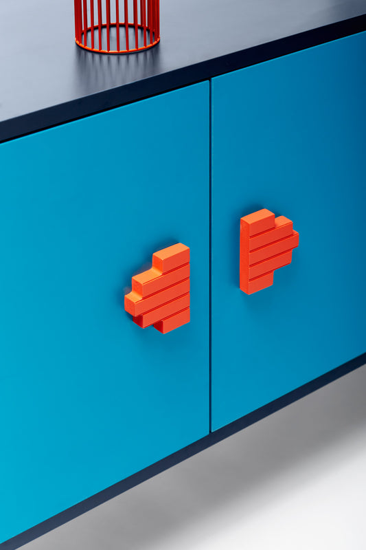 Buffet INVADER 120 cm - bleu