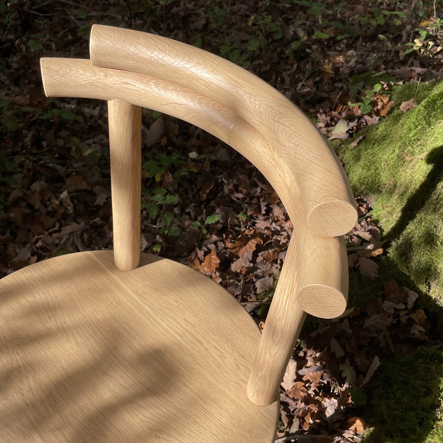 Chaise CURVE chêne naturel